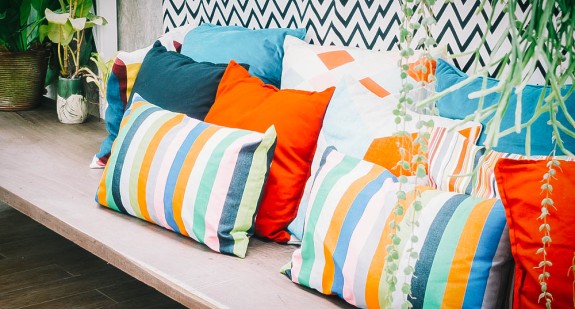 Colorful cushions